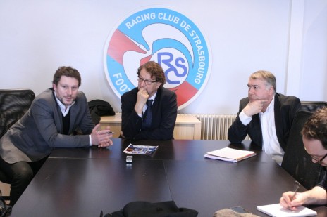 Le triumvirat du Racing Club de Strasbourg.