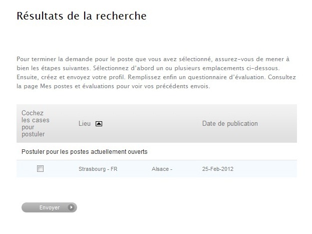 Capture d'écran du site d'Apple, rubrique recrutement Capture d'écran du site d'Apple, rubrique recrutement