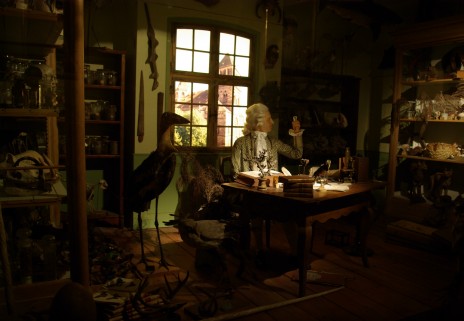 Reconstitution du cabinet de Jean Hermann, dans son appartement situé face à l'église Saint Thomas. 