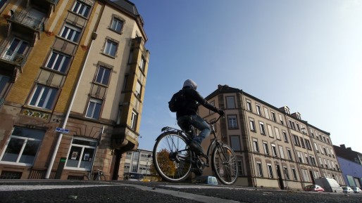 Rude environnement pour les cyclistes (Photo GG)