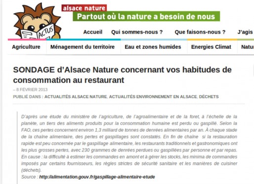 Sondage d'Alsace Nature