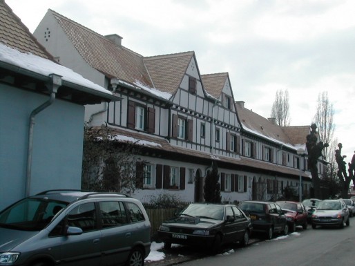 La cité jardins du Stockfeld, des logements à loyers modérés gérés par la Socolopo (Photo Archi-Strasbourg / CC)