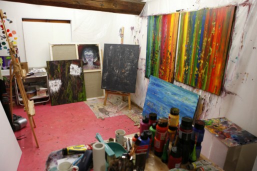 Atelier d'Aurélie Billat Mollkirch (photo fournie par l'artiste)