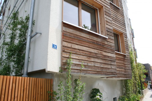 Le 24 rue de Lunéville abrite le premier habitat participatif de Strasbourg. (LJ / Rue89 Strasbourg)