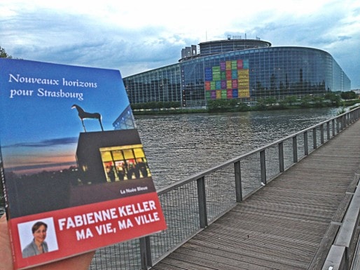 Fabienne Keller avance quelques idées nouvelles pour le Parlement européen de Strasbourg dans son livre. Auront-elles un lendemain ? (Photo JFG / Au Café de l'Europe)