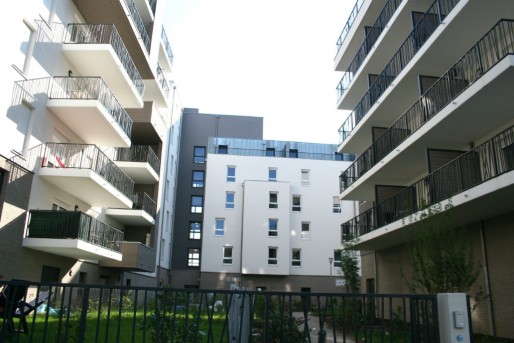 Quartier du Bruckhof, 650 logements là où n'en étaient prévus que 350 (Photo MM / Rue89 Strasbourg)
