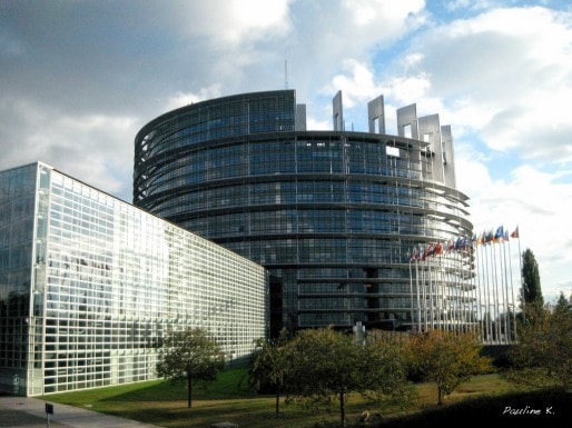 Le Parlement européen de Strasbourg (Photo Pauline C. E. Kaspar)
