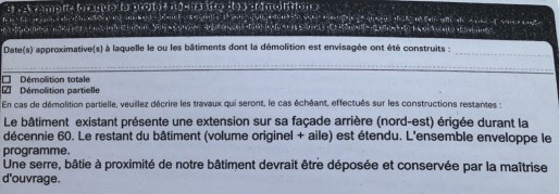 Extrait du permis de démolir  du 19 décembre 2013 (doc EJ / Rue89 Strasbourg)