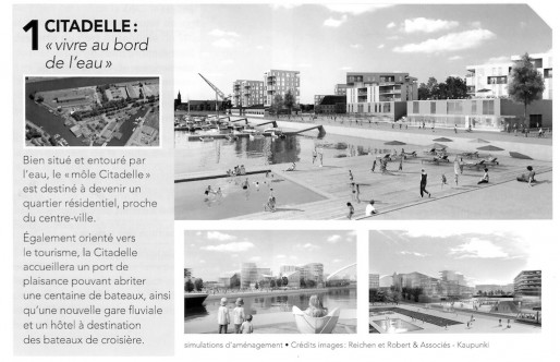 La "piscine Reichen", une simple "insertion esthétique" selon la CUS (Visuel extrait du document distribué pendant la concertation d'octobre-novembre 2013)