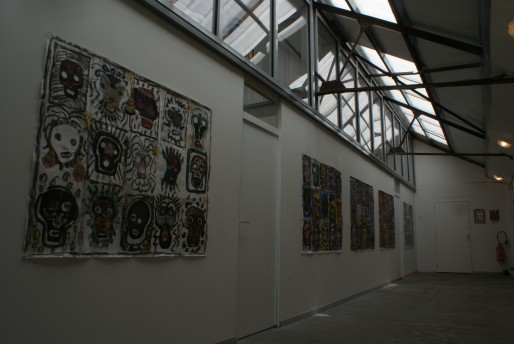Zone d'art, Le couloir, Vue de l'exposition Claude Gagean / Crédit photo : Julien Raude