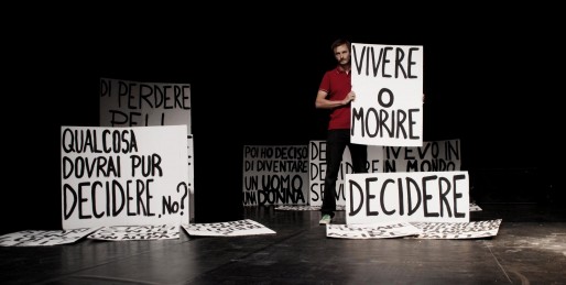 La pièce "What the hell is happiness", création italienne traitant de la vaste question du bonheur, sera jouée le 6 juin à 21H15 et le 7 juin à 15H à la petite salle du TJP. Photo Alessandro Salafor