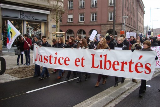 Le Collectif Justice et Libertés organisent une marche contre la montée de l'extrême-droite, samedi 17 mai. (photo Collectif Justice et Libertés/cc)