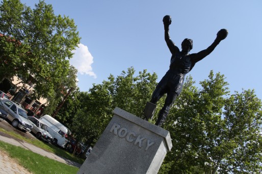 Rocky en pleine Serbie... un nouveau genre de mémorial (Photo BC / Rue89 Strasbourg)