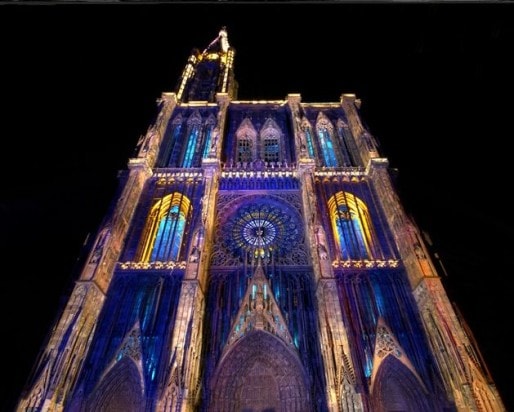 Illuminations de la Cathédrale de Strasbourg, été 2013 (doc remis)