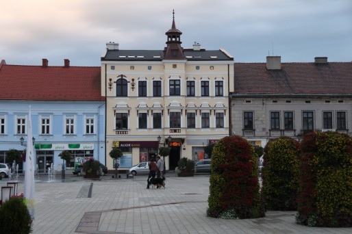 Le coquet centre-ville d'Oswiecim (nom polonais d'Auschwitz- en allemand).