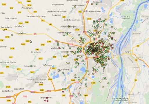 Plus de 1000 logements sont disponibles sur le site Airbnb à Strasbourg.