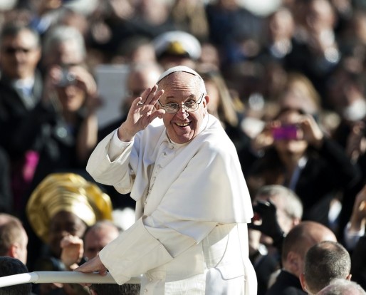 Le Pape François lors de sa visite en Angleterre en mars 2013 (Photo Église catholique d'Angleterre / FlickR / cc)