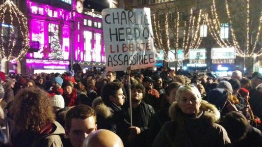 Sur la place Kléber (Photo JFG / Rue89 Strasbourg)