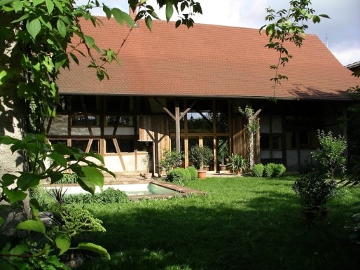Transformation d'une grange en maison d'habitation à Fegersheim (Crédit - Claude Eichwald)