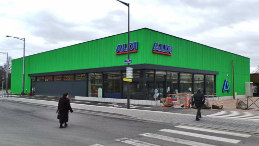 Le nouveau magasin Aldi de Hautepierre, 1000 références à prix cassés, mais pas seulement les prix (Photo PF / Rue89 Strasbourg)
