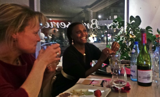 Plusieurs générations autour des tables. (Photo JFG / Rue89 Strasbourg)