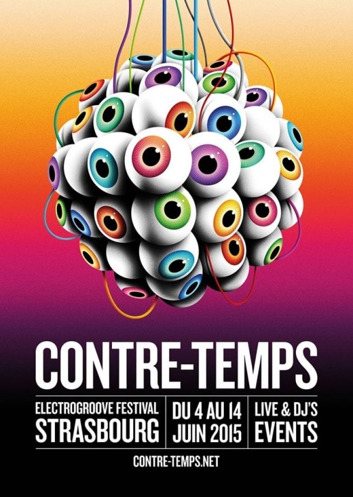 Affiche du festival Contre-temps 2015