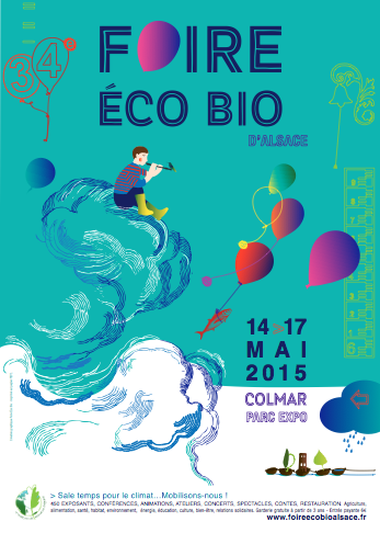 Affiche de la Foire Ecobio d'Alsace 2015 (DR)