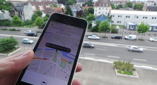 L'application UberPop est désormais ouverte à Strasbourg. (Photo : Rue89 Strasbourg)