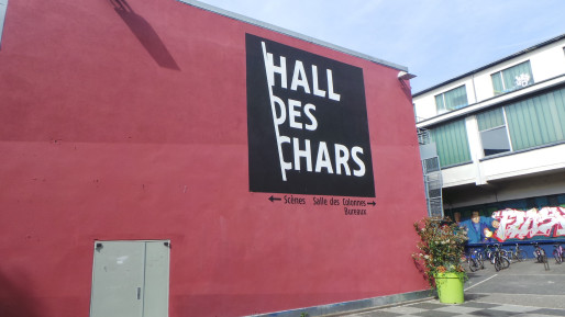 Le Hall des Chars, rue du Hohwald, va devenir l'Espace K en janvier (Photo JF Gérard / Rue89 Strasbourg)