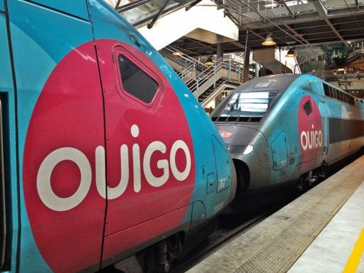 Les trains Ouigo, une espèce inconnue en gare de Strasbourg (photo Flickr / jean-louis Zimmermann/ cc )