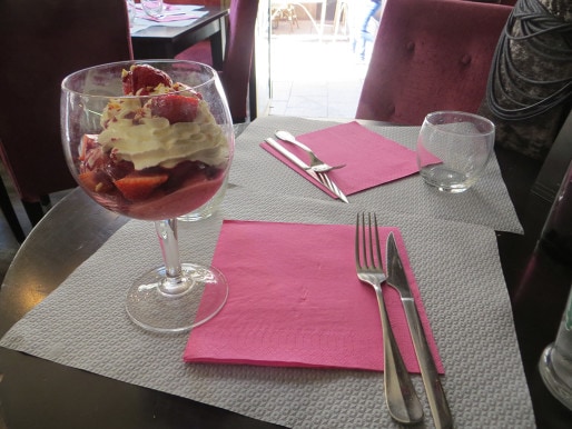 On a pu déguster une coupe de glace au Dôme, un délice ! (Photo Clémence Simon/Rue89 Strasbourg)