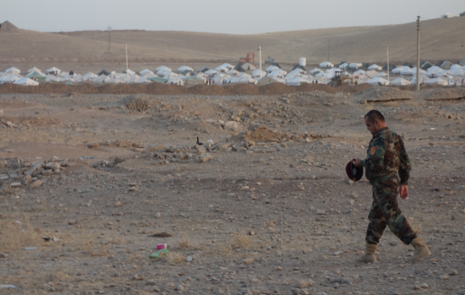 Un camp de réfugiés syriens au Kurdistan irakien (Photo Béatrice Dillies / FlickR / cc)