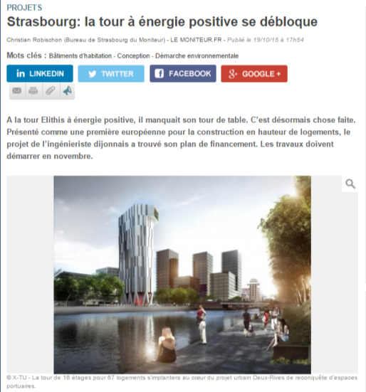 Le moniteur dévoile le financement de la tour à énergie positive de Strasbourg (capture d'écran)