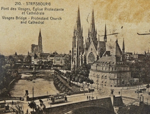 Vue panoramique du sud de l'île Sainte-Hélène - 1935 (Archives Strasbourg)