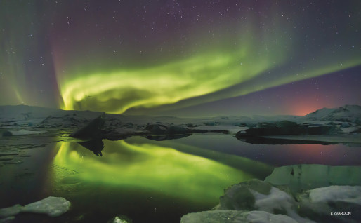 "Aurora borealis" (Crédit F. Zvardon)