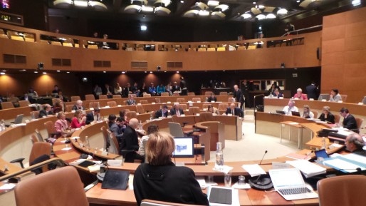 Le conseil municipal de Strasbourg en octobre 2015 (Photo JFG / Rue89 Strasbourg)