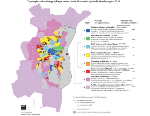 La diversité socio-démographique est également présente. (DUAH/GCT/B.Soulet/INSEE/Cadre du contrat de ville de l'eurométropole/cc).