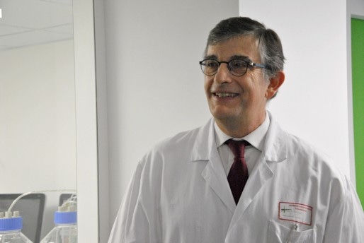 Le professeur Fréderic de Blay, chef du pôle de pathologie thoracique, porte le projet depuis 2011 (Photo NM / Rue89 Strasbourg / cc)