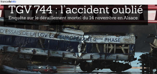 L'accident du TGV d'essai près d'Eckwersheim a provoqué 11 morts. (capture d'écran)