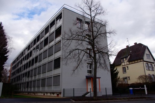 La seule façade rénovée (Photo : Anaïs Engler)