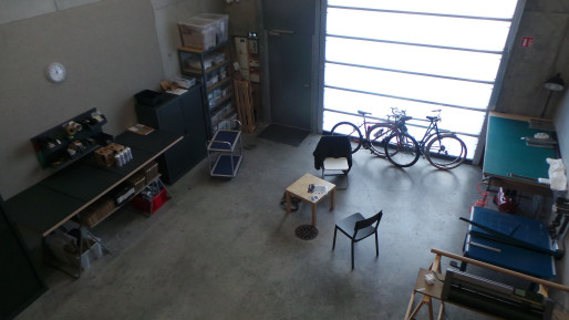 Un atelier, vu depuis l espace bureau en mezzanine (photo JFG / Rue89 Strasbourg)