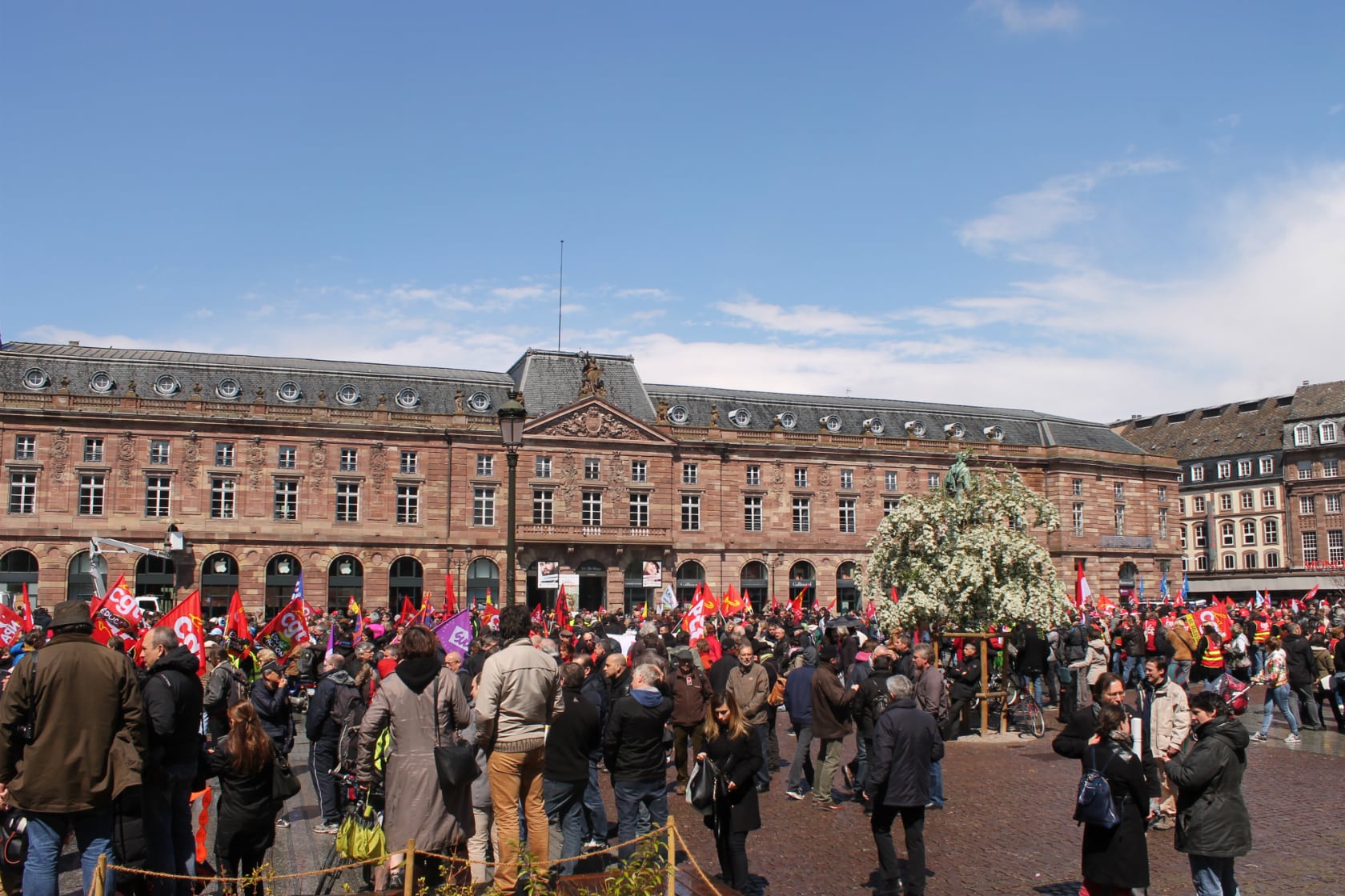 pl kleber départ manif