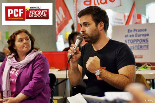 Julien Ratcliffe, candidat du Parti communiste à l'élection législative partielle à Strasbourg (doc. remis)