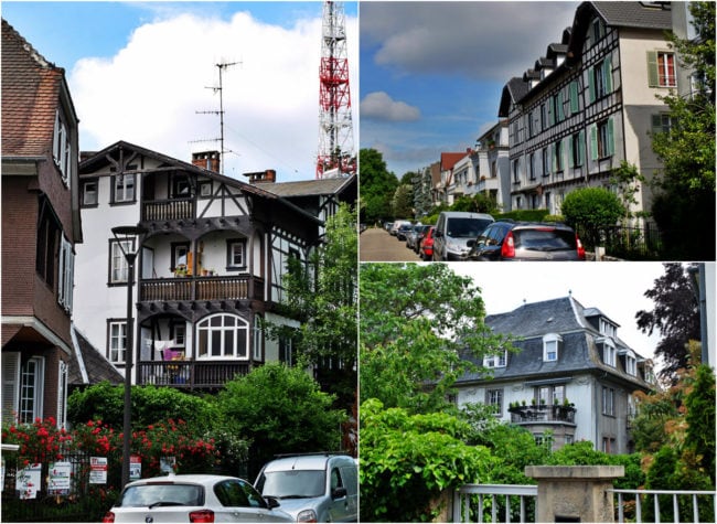 Le quartier résidentiel du Tivoli, édifié au tournant des années 1900 (Photos MM / Rue89 Strasbourg)