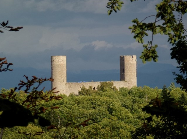 Château du Haut-Andlau, visible de loin (DR)