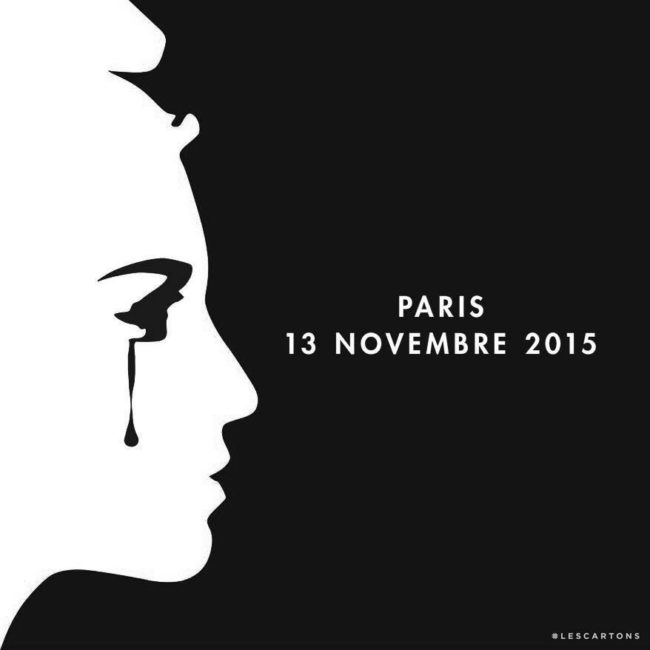 Rassemblement à Strasbourg un an après les attentats du 13 novembre 2015 à Paris.