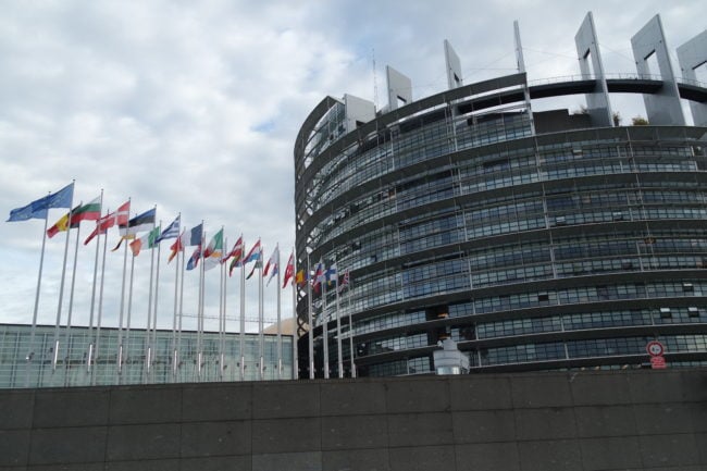 Le Groupe Pflimlin défend le siège unique du Parlement Européen à Strasbourg (Photo DL/ Rue 89 Strasbourg/ cc)