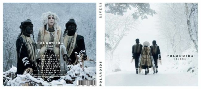 Sur ces visuels de l'album Rivers, les musiciens ont retiré leurs masques, pour le Cran, l'image de gauche véhicule des clichés racistes (doc remis)