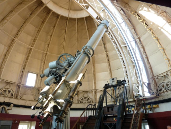 Le téléscope de l'Observatoire (Photo : Wikimedia Commons / cc)