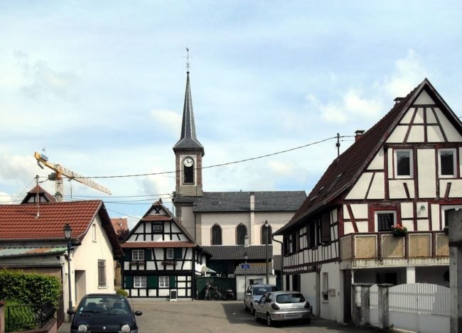 Le charmant village de Niederhausbergen (Photo Wikimedia Commons / cc)